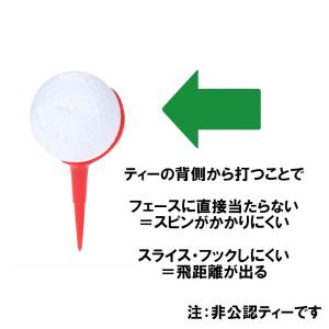 ノンスライス・ノンフックティー ティー ゴルフ...の詳細画像1