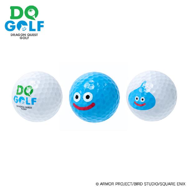 ドラゴンクエストゴルフ（DQGOLF）ゴルフボール 3個入 スライム モンスター キャラクター ギフ...