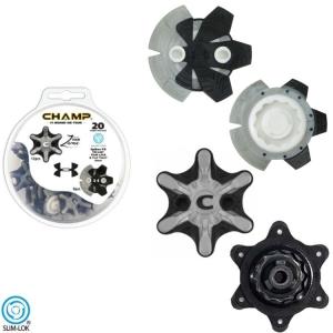 【純正品】 ゴルフ シューズ スパイク チャンプ ザーマ ツアー アンダーアーマー SLIM-LOK スパイク鋲  (20個入) CHP21540 S-109 ライト
