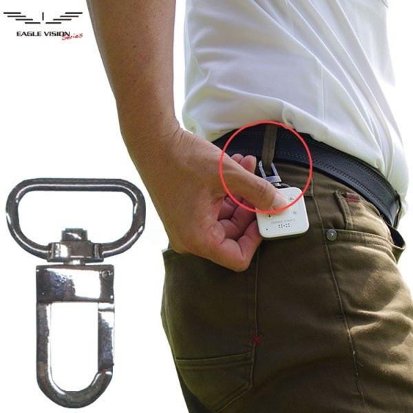 正規取扱店 ゴルフ GPS ナビ イーグルビジョン ヴォイス3専用 カラビナ 専用 ベルトループ用 ...