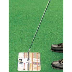 ゴルフ トレーニング 練習 器具 パタークラブ セットアップミラー (右