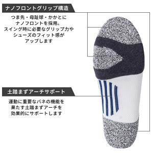 ゴルフ ソックス 靴下 フットジョイ ナノロッ...の詳細画像2