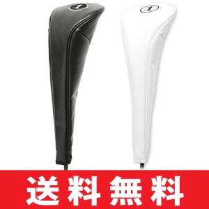 【メール便配送無料】ゴルフ ヘッドカバー ドライバー用 ドレスアップ PUレザー DX ファスナー式 ウッドヘッドカバー(#1/#3/#5/#7/#9/#X) (全2色) HCZD4467