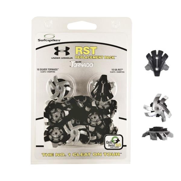 【純正品】 ゴルフ シューズ ソフトスパイク アンダーアーマー シルバートルネード FTS3.0(ツ...