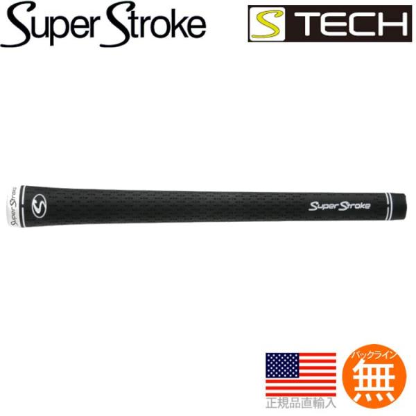 スーパーストローク SUPER STROKE S-Tech エステック ホワイトキャップ ウッド&amp;ア...