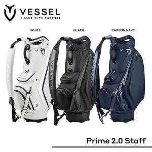 ゴルフ キャディバッグ ベゼル プライム 2.0 キャディバッグ カートタイプ 10型 ヴェゼル VESSEL PRIME2.0 スタッフバッグ 朝日ゴルフ VSL-PRIME20