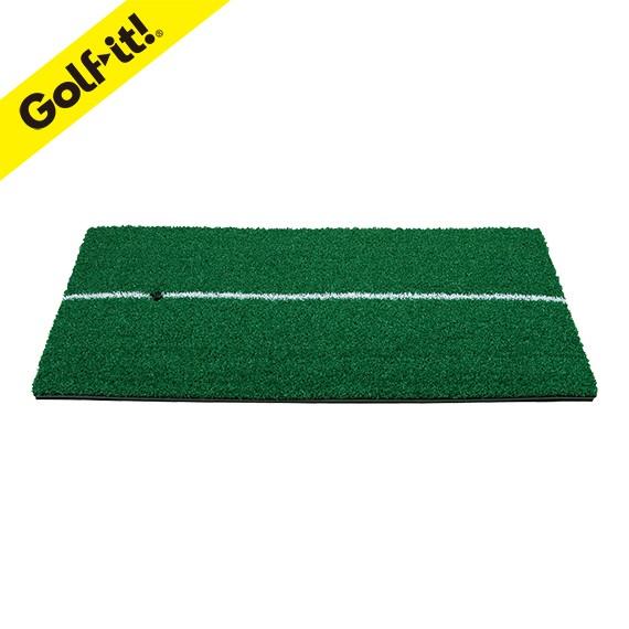 ゴルフ マット 練習用マット スイング練習 スライス フック矯正 シバーマット ラバースポンジ付 1...