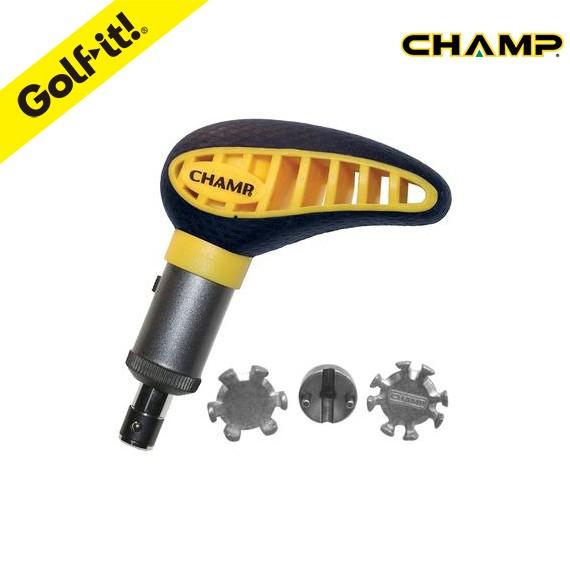 ゴルフシューズ スパイク レンチ 鋲 交換 靴鋲 CHAMP マックスプロレンチ ライト LITE ...