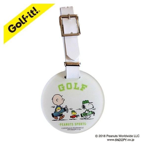 ネームプレート 名入れ ゴルフ アクリル レーザー彫刻機 本革バンド付 IDバックタグ  キャラクタ...