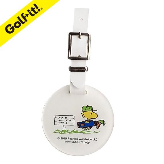 ゴルフ 名入れ ネームプレート 名札 名入代込み レーザー彫刻機 アクリル 本革バンド付 IDバック...