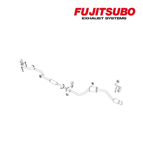 フジツボマフラー FUJITSUBO 車 A-RM bB CBA-QNC21 H22.7〜H28.7...