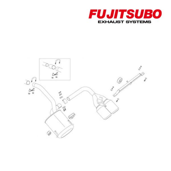 フジツボマフラー FUJITSUBO 車 A-R FIAT 500 ABA-31212 H20.3〜...