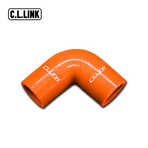 C.L.LINK シーエルリンク シリコンインテークホース オレンジ 単品1本 純正パイピング〜スロ...