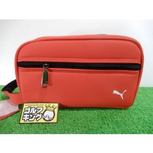 GK緑★ 新品011  【人気】★ プーマ★ ベーシックラウンドポーチ★ 867980 03★レッド...