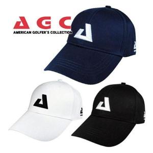 AGC アメリカン ゴルファーズ コレクション 綿100％ ゴルフキャップ フリーサイズ ネイビー ホワイト ブラック ワンポイント ロゴ ゴルフ キャップ メンズ｜golfman-original