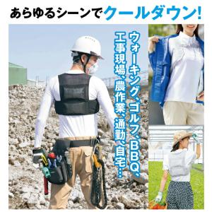 アイスベスト 冷却ベスト アイスパック4個 冷...の詳細画像3