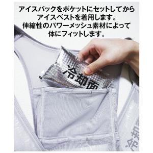 アイスベスト 冷却ベスト アイスパック4個 冷...の詳細画像4