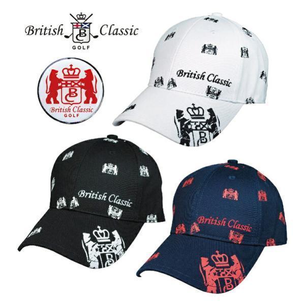 ブリティッシュクラシック BritishClassic ゴルフ キャップ ゴルフマーカー付き 綿10...