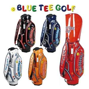 BLUE TEE GOLF California ブルーティーゴルフ カリフォルニア エナメルキャディバッグ ユニセックスデザイン 9型 5分割 46インチクラブ対応 4.6kg｜golfman-original