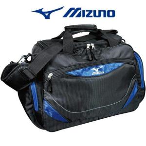MIZUNO ミズノ ゴルフ ボストンバッグ シューズポケット付き ( ブラック×ブルー ) ゴルフ ボストンバッグの商品画像