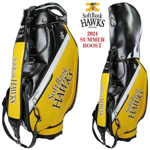 NEWソフトバンクキャディーバッグ NEW ソフトバンクホークス キャディバッグ｜レザックス