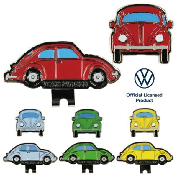 フォルクスワーゲン Volkswagen ゴルフ マーカー ビートルタイプ マグネット式 クリップ付...