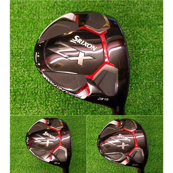 3本セット スリクソン フェアウェイウッド SRIXON ZX 3W/5W/7W 15/18/21度...