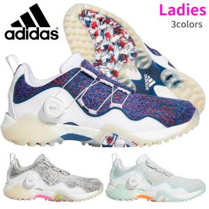 アディダス レディース ゴルフ シューズ コードカオス KZI18 サスティナブル SDGS ダイヤル式 スパイクレス ボア21 2E adidas