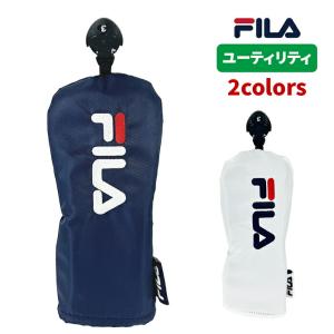 FILA フィラ 25 ゴルフ ヘッドカバー ユーティリティ UT 用 755964 ネイビー ホワイト ト