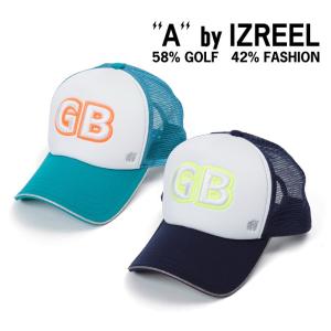 A by IZREEL ゴルフキャップ GB-1 GB=ゴルフバカ ゴルフを愛する全ての人へ イズリール｜golfpartner-annex