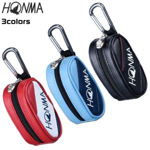 ホンマ ゴルフ プロ ボール ケース ポーチ 20 PRO BALL CASE ブラック レッド サックス BC12001 本間 HONMA