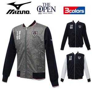 ミズノ ゴルフ メンズ 長袖 ブルゾン The Open ジ オープン 防風 ストレッチ 全3色 MIZUNO 52ME8603