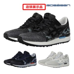 店頭展示品 ロサーセン アシックス ゴルフ シューズ メンズ GELLY TEXT デザイン スニーカー スパイクレス asics rosasen