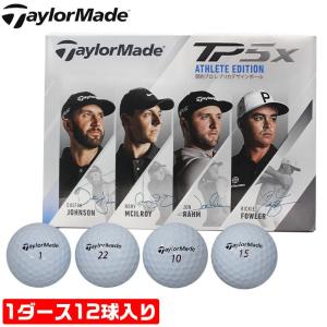 テーラーメイド ゴルフ ボール TP5x ATHLETE EDITION 契約プロレプリカデザインボール 1ダース12球入り TaylorMade TP5x