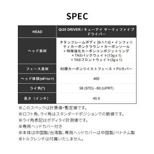 テーラーメイド Qi35 ドライバー 9.0°...の詳細画像5