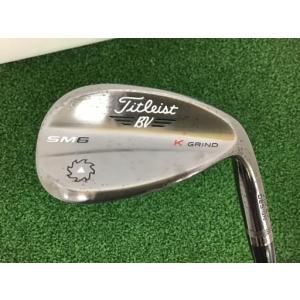 タイトリスト ボーケイ ウェッジ VOKEY SPIN MILLED SM6 スティールグレー 58°/12°K フレックスS 中古 Dランク