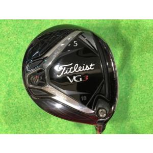 タイトリスト Titleist フェアウェイウッド VG3(2018) Titleist VG3(2018) 5W フレックスR 中古 Cランク｜golfpartner