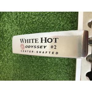 オデッセイ ホワイトホット センターシャフト パター WHITE HOT #2 CENTER SHAFTED 34インチ 中古 Dランク