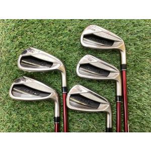 プロギア PRGR レッド アイアンセット チタンフェース(2016) RED チタンフェース(2016) 5S フレックスSR 中古 Cランク｜golfpartner