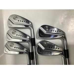 返品OK お買い得品！中古 (5本)ONOFF フォージドアイアン 黒(KURO