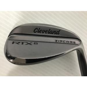 クリーブランド Cleveland ウェッジ RTX-6 ZIPCORE ブラックサテン Cleveland RTX-6 ZIPCORE ブラックサテン 56°/08° LOW+ フレックスS 中古 Dランク