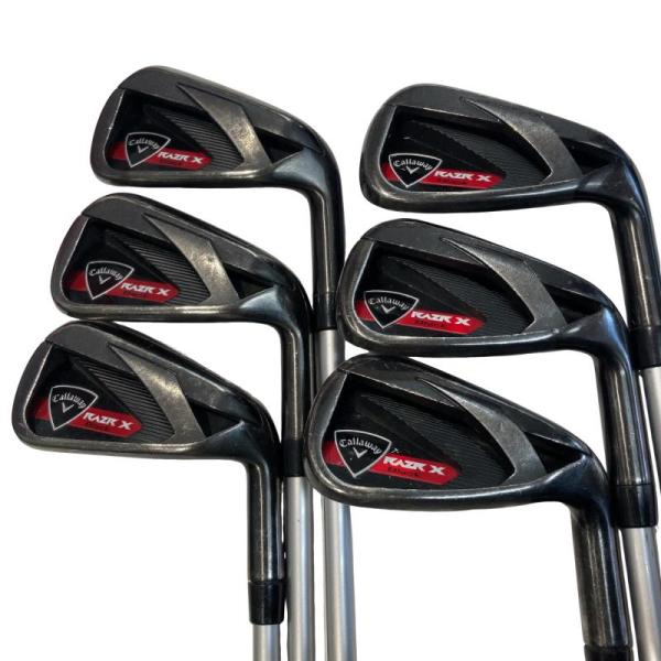 キャロウェイ RAZR X Black  6S アイアンセット IR フレックスSR
