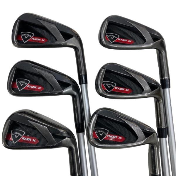 キャロウェイ RAZR X Black  6S アイアンセット IR フレックスSR