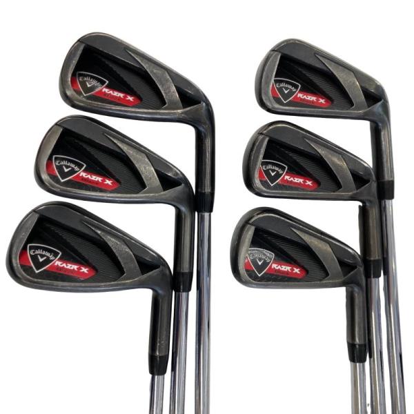 キャロウェイ RAZR X Black  6S アイアンセット IR フレックスS