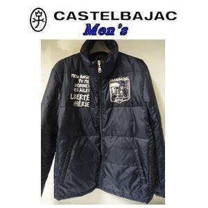 【秋冬物セール 60%OFF !!】CASTELBAJAC カステルバジャック ダウン ブルゾン　メンズウェア【46/M/ネイビー】23510-801｜golfplaza72