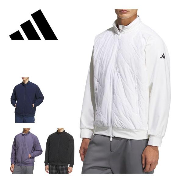 アディダス ゴルフ COLD. RDY キルトコンビネーション ハイブリッド フルジップ 中綿 ジャ...