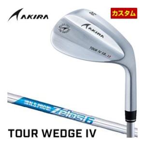 特注カスタムクラブ アキラ ツアーウエッジ IV クロムメッキ仕上げ N.S.PRO ZELOS 6...