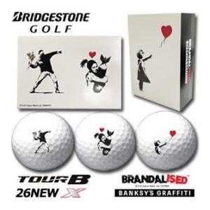 ブリヂストンゴルフ TOUR B X コーポレートカラー ゴルフボール バンクシーロゴ入り 2026...