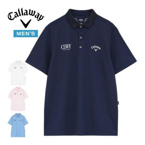 Callaway（キャロウェイ） -3℃裏クール 総柄 ボタンダウン 半袖