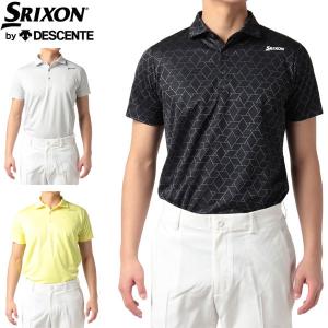 スリクソン by デサント メンズ ゴルフウェア クロスブライトライン 